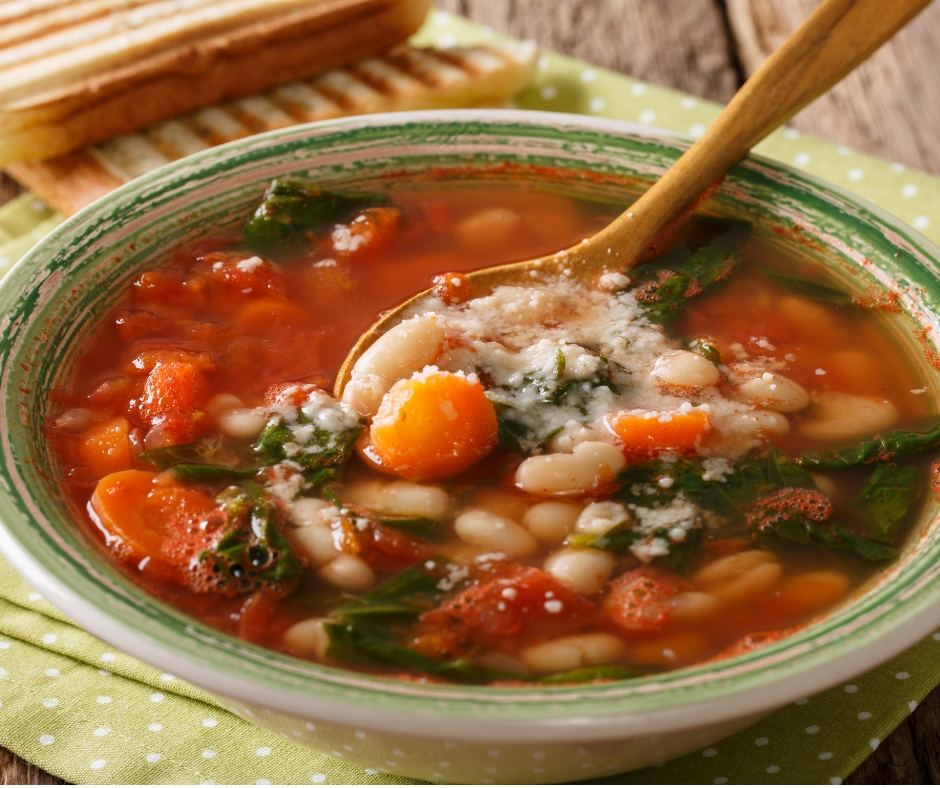 Featured image for “On Your Mark, Set, Go! Hearty Tomato Bean Soup in 20 Flat!”