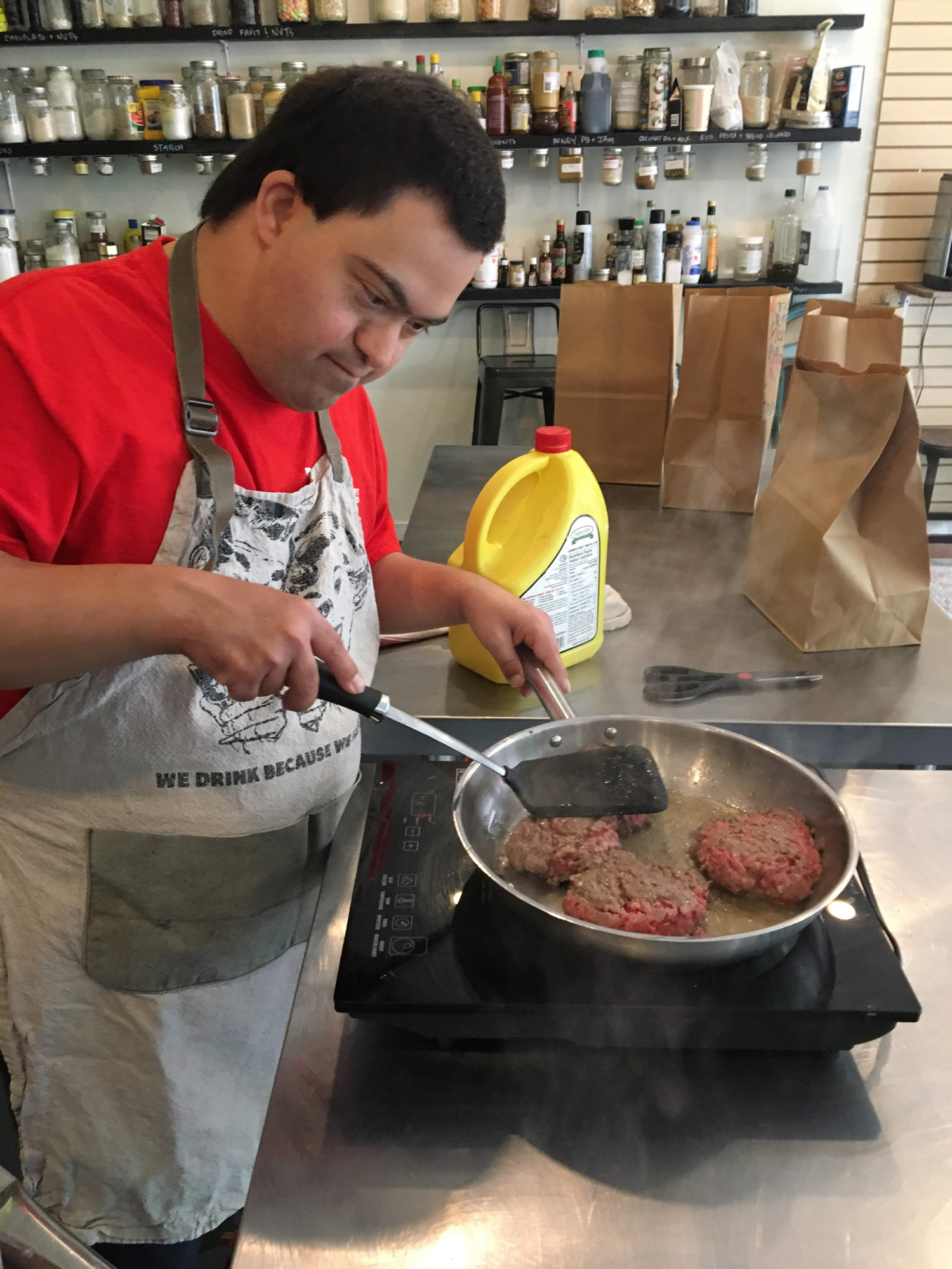 Hands on cooking classes for adults and teens with Down syndrome, Mild Intellectual Disability and Autism.