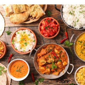 Collection of Indian Dishes