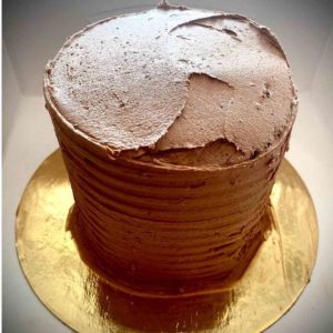 Chocolate Layer Cake with Dark Chocolate Butter Cream